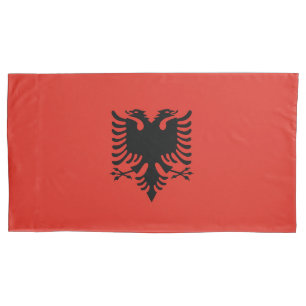 Housse D'oreillers Drapeau albanais