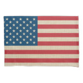 Housse D'oreillers Drapeau américain (devant-gauche)