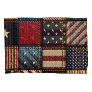 Housse D'oreillers Drapeau Américain, Motif sans chichi.