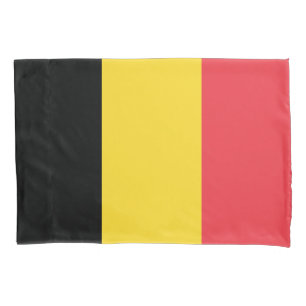 Housse D'oreillers Drapeau belge patriotique