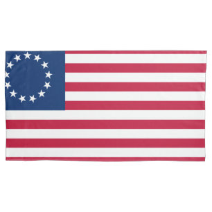 Housse D'oreillers Drapeau Betsy Ross Old Glory américain