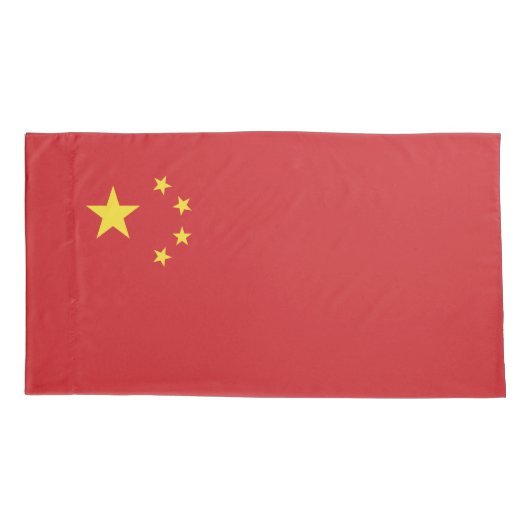 Housse D'oreillers Drapeau chinois (Dos)