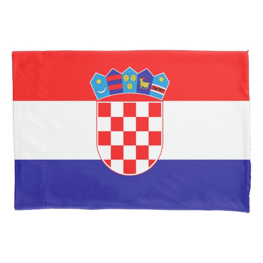 Housse D'oreillers Drapeau Croatie (devant)