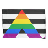 Housse D'oreillers Drapeau d'allié LGBTQ+ (devant-gauche)