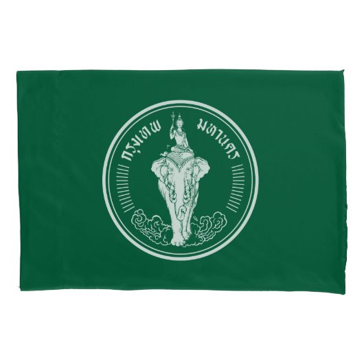 Housse D'oreillers Drapeau de Bangkok, Thaïlande Coque Coussin (devant)