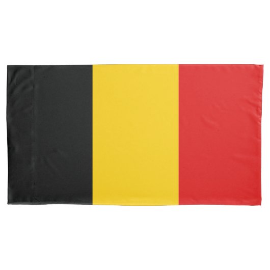 Housse D'oreillers Drapeau de Belgique (devant)