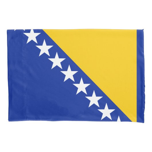 Housse D'oreillers Drapeau de Bosnie-Herzégovine patriotique (devant)