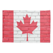 Housse D'oreillers Drapeau de brique Canada (Dos)