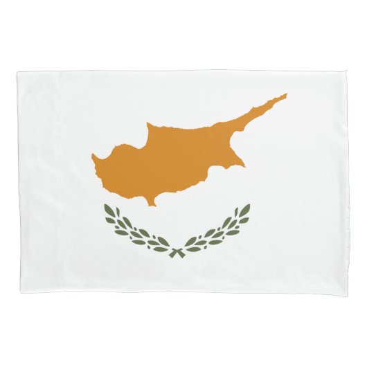 Housse D'oreillers Drapeau de Chypre (devant)