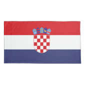 Housse D'oreillers Drapeau de Croatie (Dos)