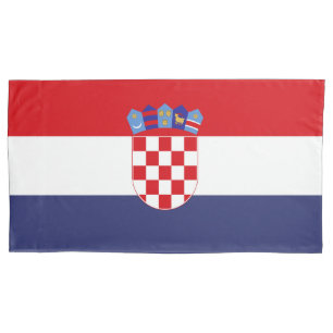 Housse D'oreillers Drapeau de Croatie