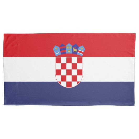 Housse D'oreillers Drapeau de Croatie (devant)