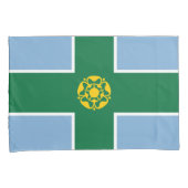 Housse D'oreillers Drapeau de Derbyshire (Comté d'Angleterre, Royaume (devant-Droit)