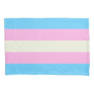Housse D'oreillers Drapeau de fierté de transsexuel de Falln