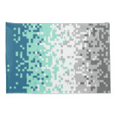 Housse D'oreillers Drapeau de fierté frayromantique abstrait pixelisé (Dos-Droit)
