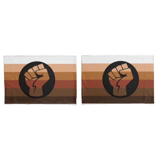 Housse D'oreillers Drapeau de fierté POC (devant-Set)