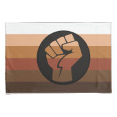 Housse D'oreillers Drapeau de fierté POC (devant-Droit)