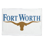 Housse D'oreillers Drapeau de Fort Worth (Texas) (Dos)