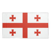 Housse D'oreillers Drapeau de Géorgie (Dos)