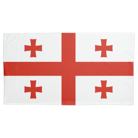 Housse D'oreillers Drapeau de Géorgie (devant)