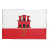 Housse D'oreillers Drapeau de Gibraltar (Dos)