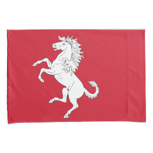 Housse D'oreillers Drapeau de Kent (Cheval Blanc) (Comté d'Angleterre
