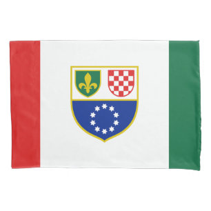 Housse D'oreillers Drapeau de la Fédération de Bosnie-Herzégovine