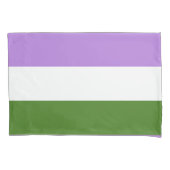 Housse D'oreillers Drapeau de la fierté queer (devant-gauche)