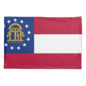 Housse D'oreillers Drapeau de la Géorgie (Dos)