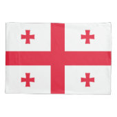Housse D'oreillers Drapeau de la Géorgie (Dos)