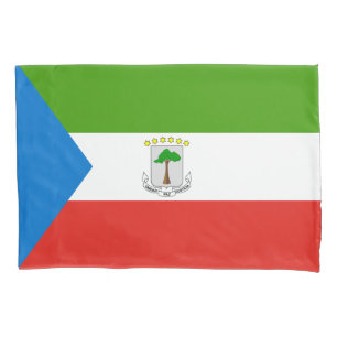 Housse D'oreillers Drapeau de la Guinée équatoriale