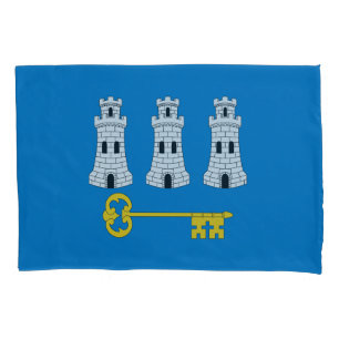 Housse D'oreillers Drapeau de La Havane, Cuba Pillowcase