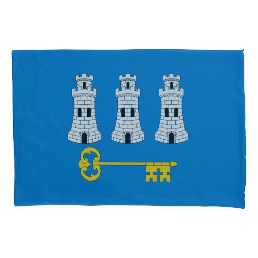 Housse D'oreillers Drapeau de La Havane, Cuba Pillowcase (devant)