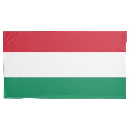 Housse D'oreillers Drapeau de la Hongrie (devant)