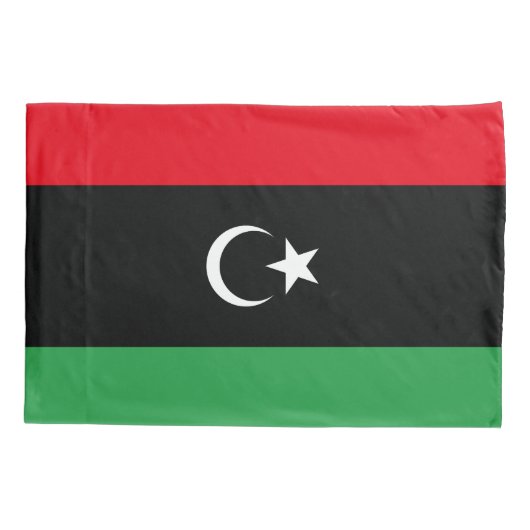 Housse D'oreillers Drapeau de la Libye (Dos)