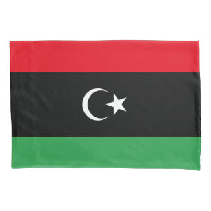 Housse D'oreillers Drapeau de la Libye
