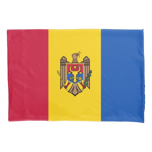 Housse D'oreillers Drapeau de la Moldavie (devant)