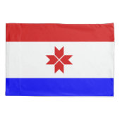 Housse D'oreillers Drapeau de la Mordovie (Dos)