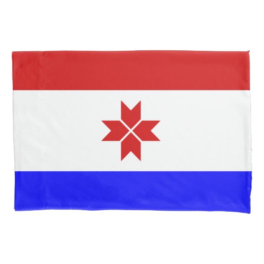 Housse D'oreillers Drapeau de la Mordovie (devant)