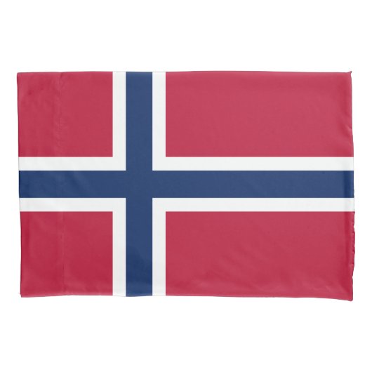 Housse D'oreillers Drapeau de la Norvège (devant)