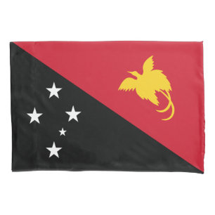 Housse D'oreillers Drapeau de la Papouasie-Nouvelle-Guinée