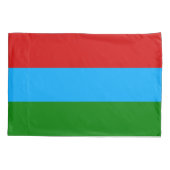 Housse D'oreillers Drapeau de la République de Carélie (Dos)