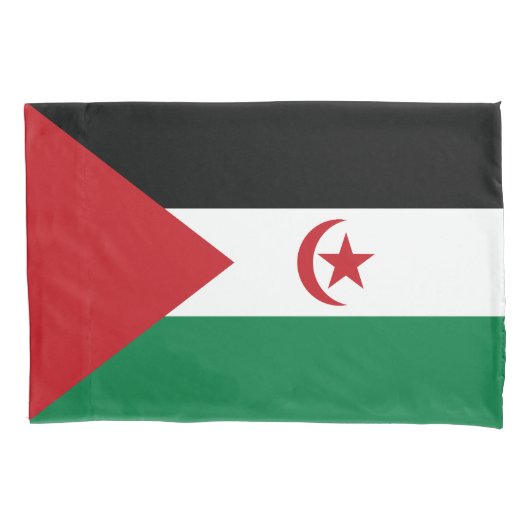 Housse D'oreillers Drapeau de la République démocratique arabe sahrao (devant)