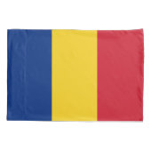 Housse D'oreillers Drapeau de la Roumanie (Dos)