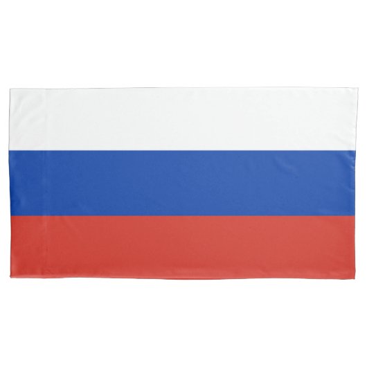 Housse D'oreillers Drapeau de la Russie (devant)