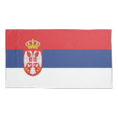 Housse D'oreillers drapeau de la Serbie (Dos)