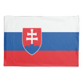 Housse D'oreillers Drapeau de la Slovaquie (Dos)