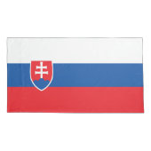 Housse D'oreillers Drapeau de la Slovaquie (Dos)