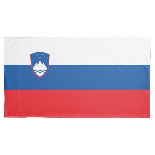 Housse D'oreillers Drapeau de la Slovénie (devant)
