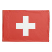 Housse D'oreillers Drapeau de la Suisse (Dos)